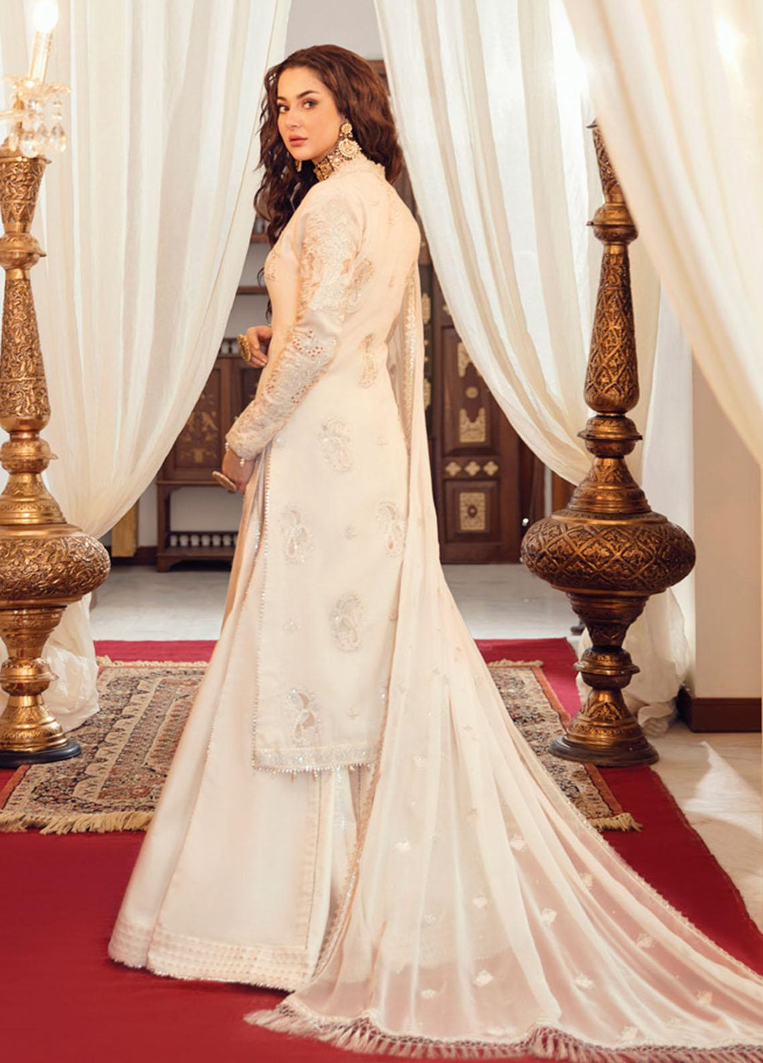 Rabt By Asim Jofa Embroidered Lawn Suits Unstitched 3 Piece AJ21RL 12 - Luxury Collection