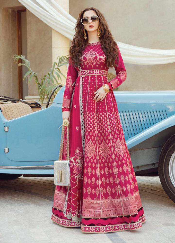Rabt By Asim Jofa Embroidered Jacquard Suits Unstitched 3 Piece AJ21RL 20 - Luxury Collection