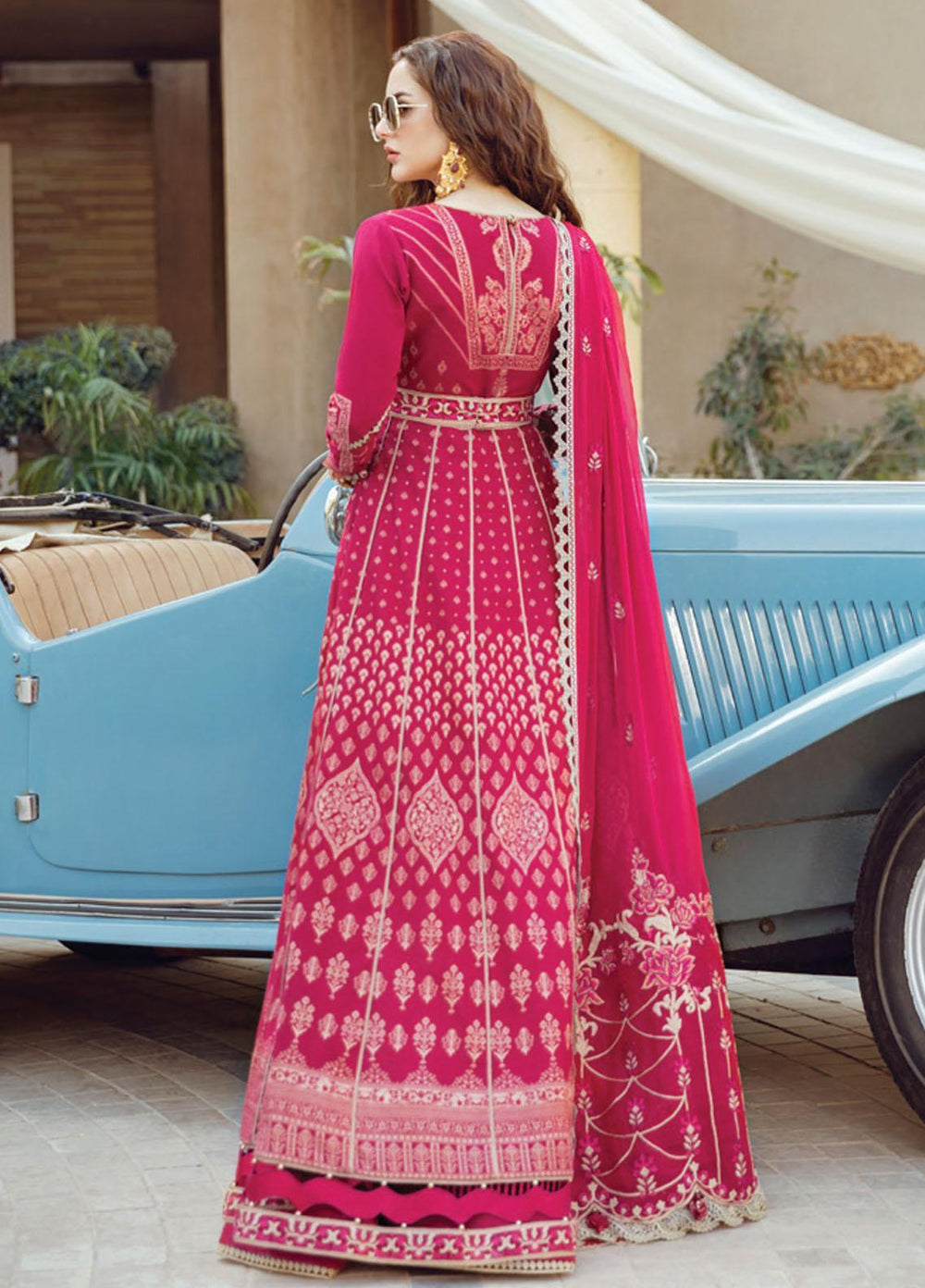 Rabt By Asim Jofa Embroidered Jacquard Suits Unstitched 3 Piece AJ21RL 20 - Luxury Collection