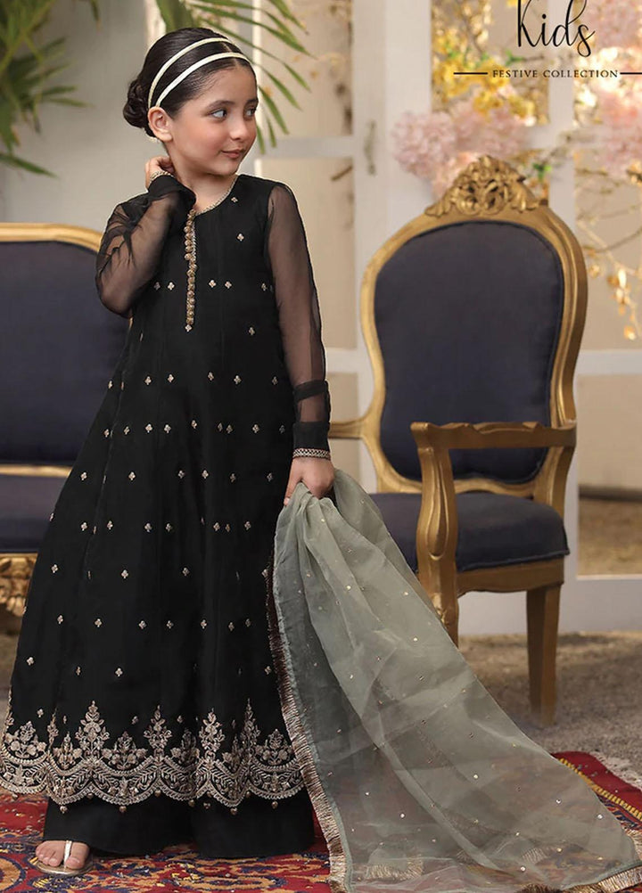 Asim Jofa Organza Fancy 3 Piece Suit for Girls -  AJ22KF AJKF-17