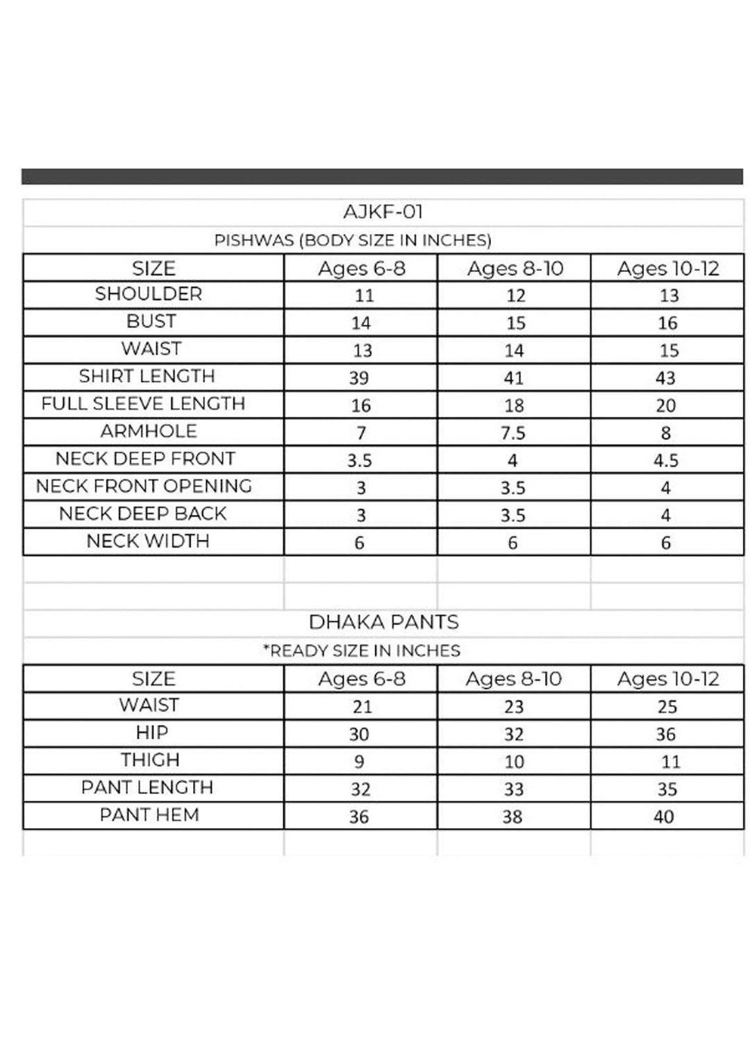 Asim Jofa Organza Fancy 3 Piece Suit for Girls -  AJ22KF AJKF-01