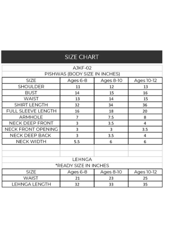 Asim Jofa Organza Fancy Girls 3 Piece Suit -  AJ22KF AJKF-02