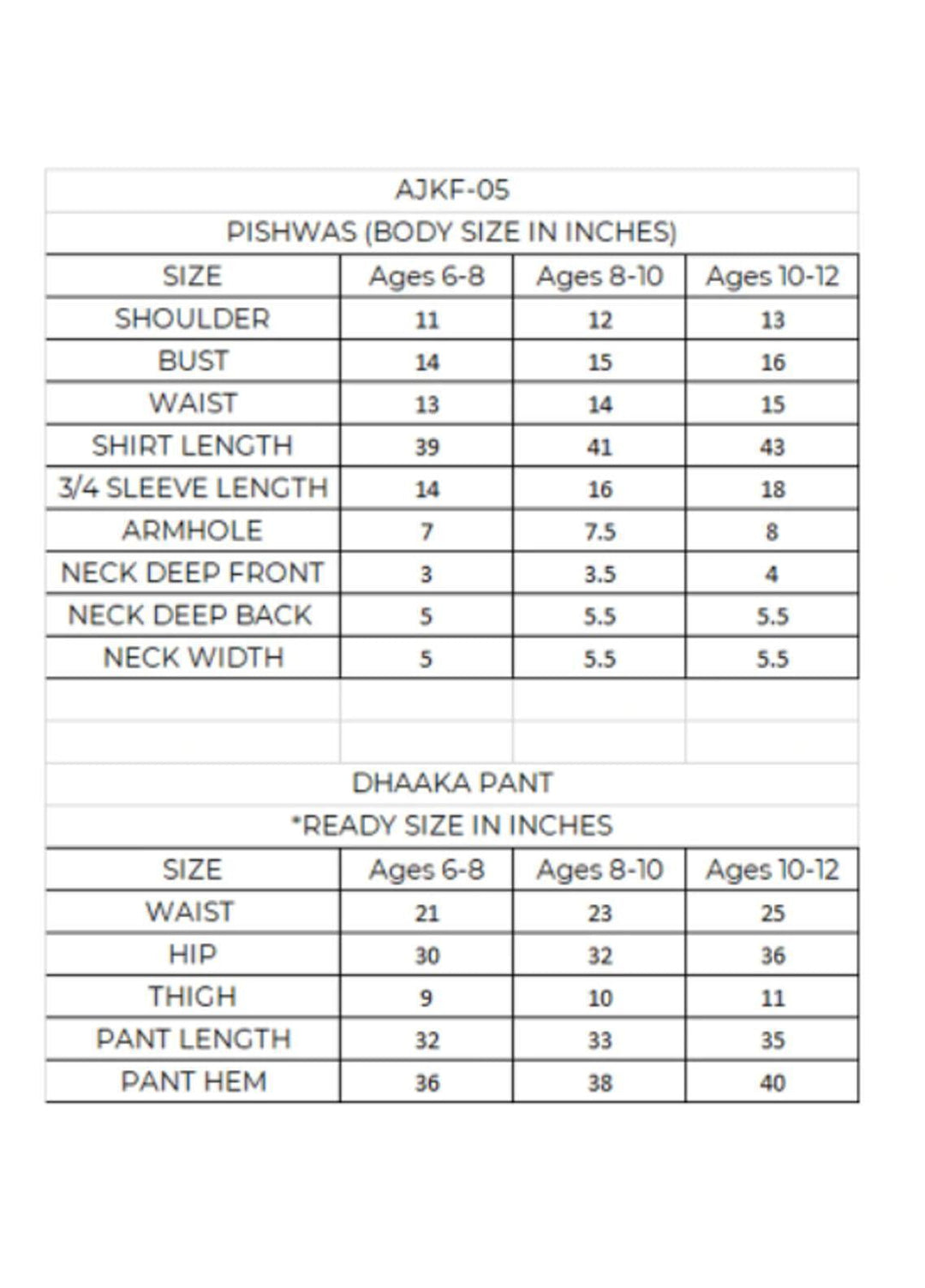 Asim Jofa Organza Fancy 3 Piece Suit for Girls -  AJ22KF AJKF-05