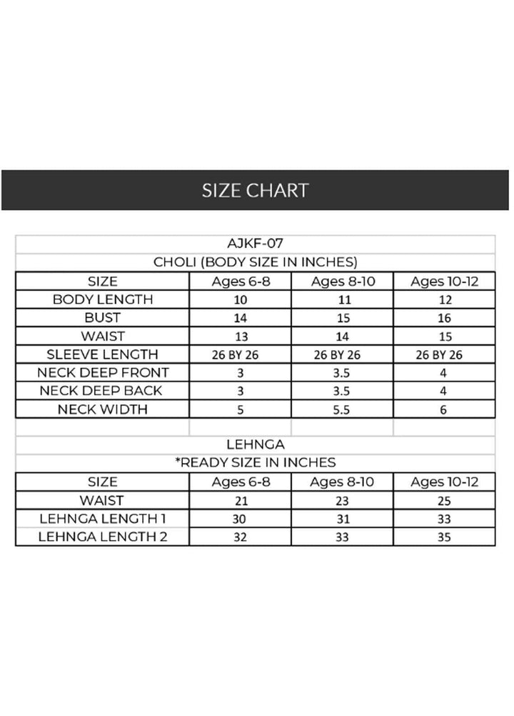 Asim Jofa Organza Fancy 3 Piece Suit for Girls -  AJ22KF AJKF-07