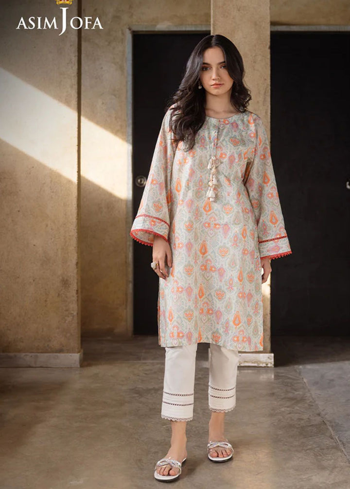 Asim Jofa Pret Casual Cambric Kurti AJ24E AJPB-02