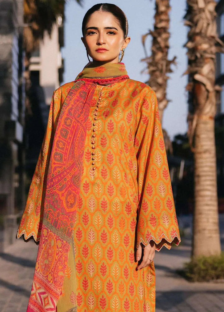 Asim Jofa Pret Embroidered Cambric 3 Piece Suit AJ24-E2 AJPB-38