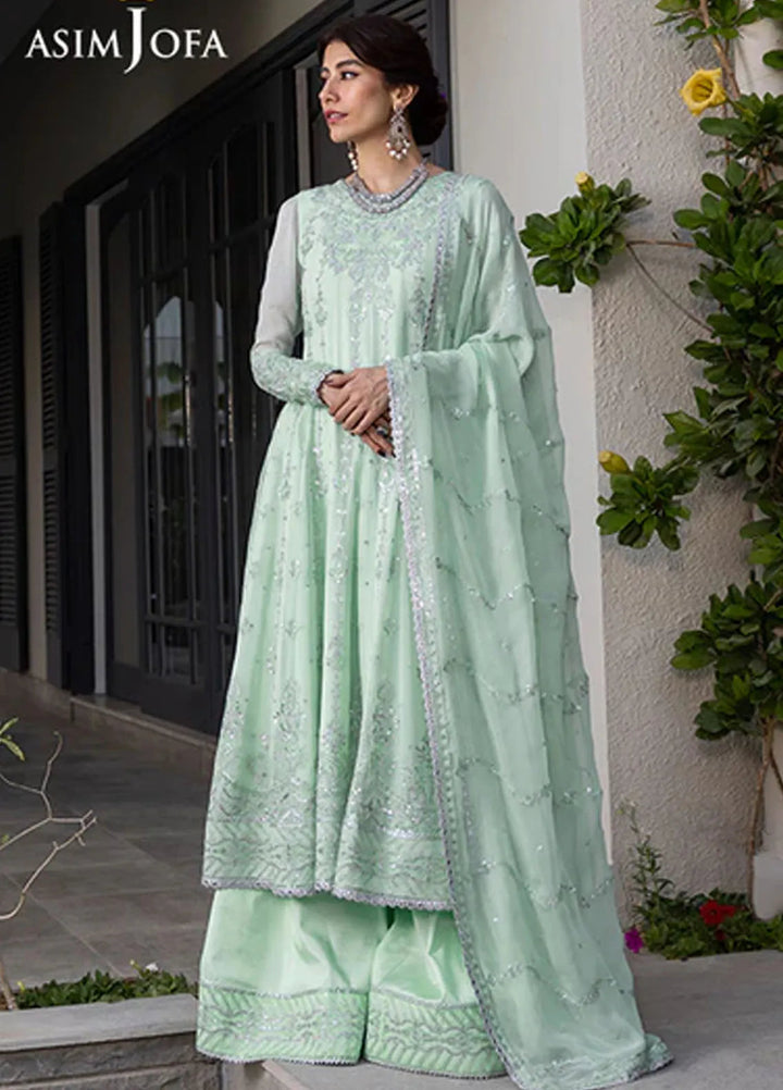 Asim Jofa Pret Embroidered Chiffon 3 Piece Suit AJJH-04