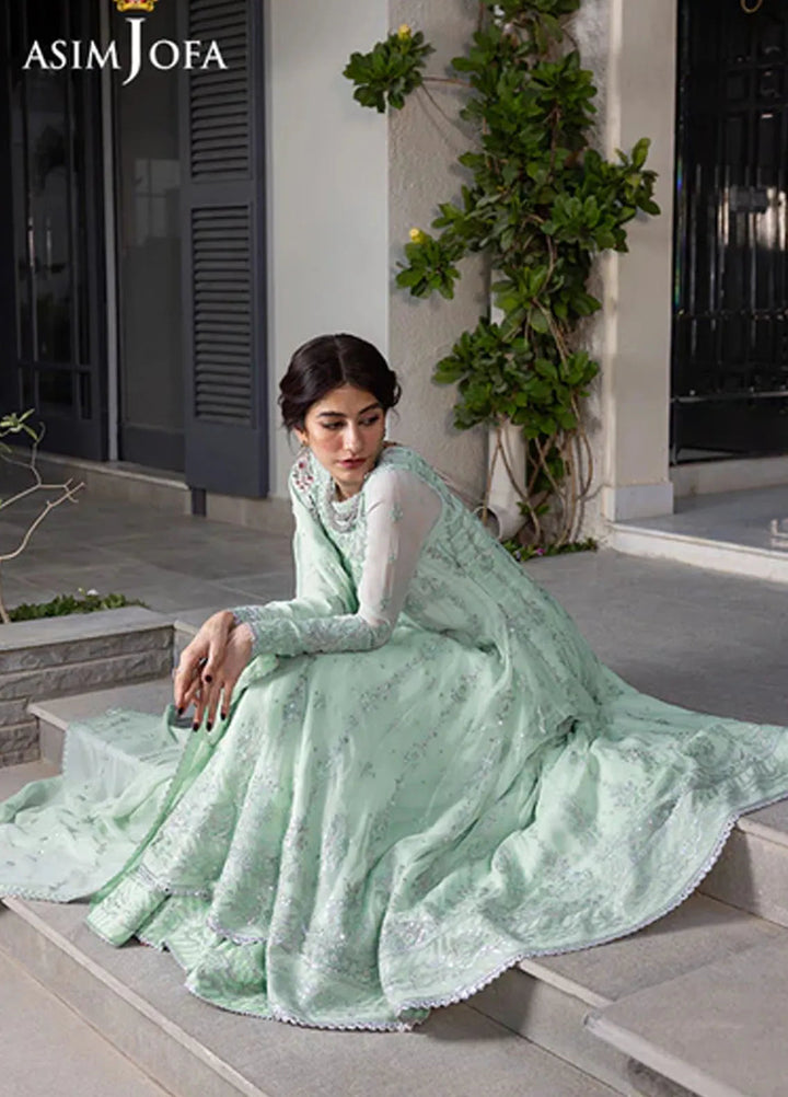 Asim Jofa Pret Embroidered Chiffon 3 Piece Suit AJJH-04