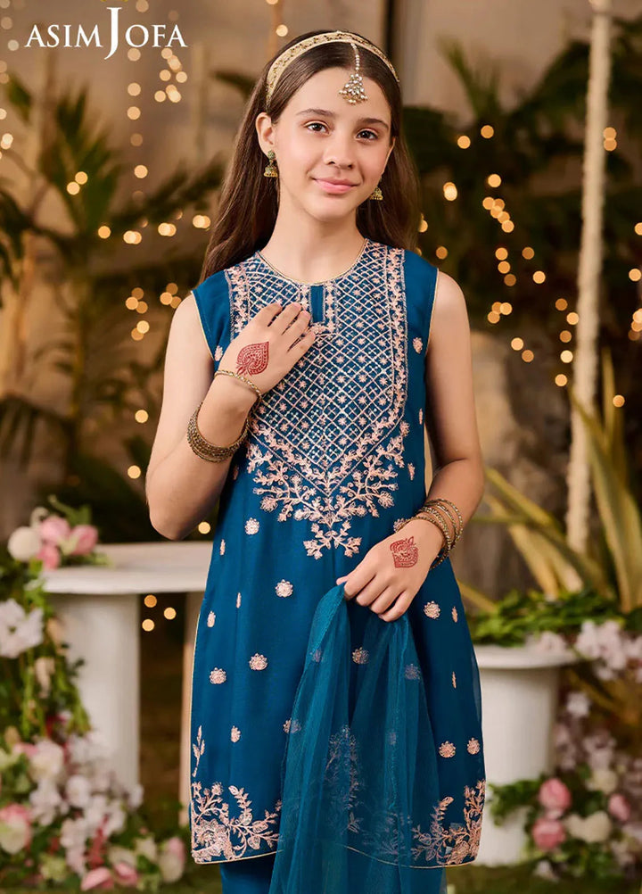 Asim Jofa Pret Embroidered Chiffon 3 Piece Suit AJLK-02