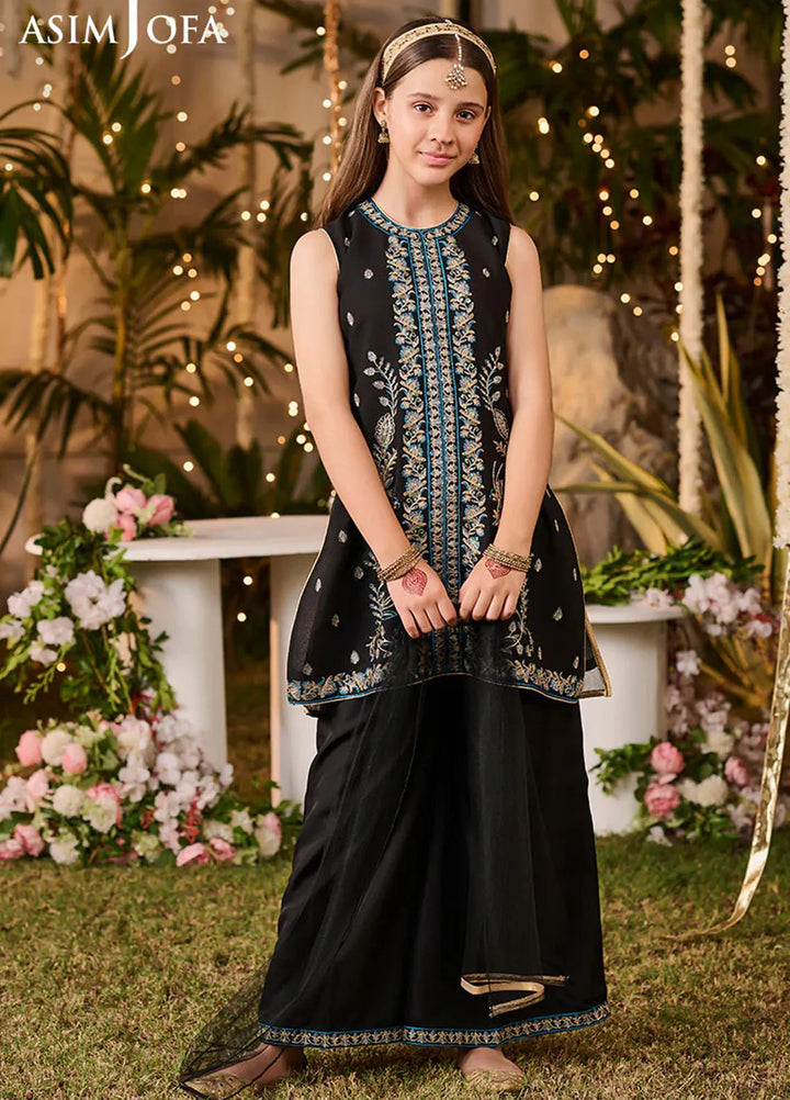 Asim Jofa Pret Embroidered Chiffon 3 Piece Suit AJLK-05