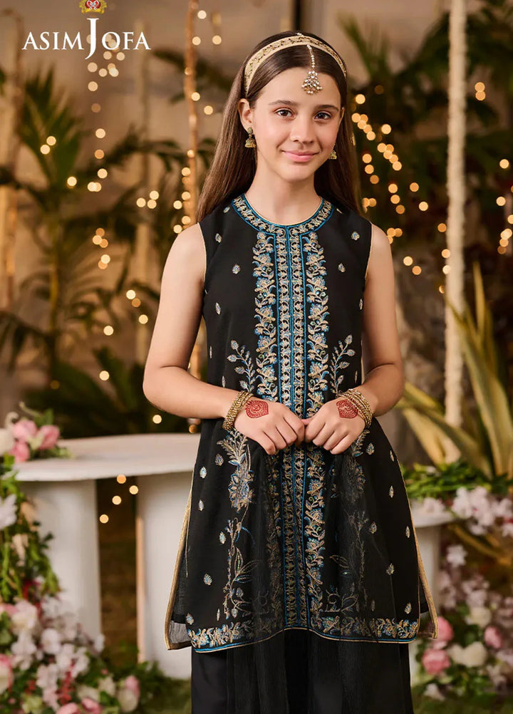 Asim Jofa Pret Embroidered Chiffon 3 Piece Suit AJLK-05
