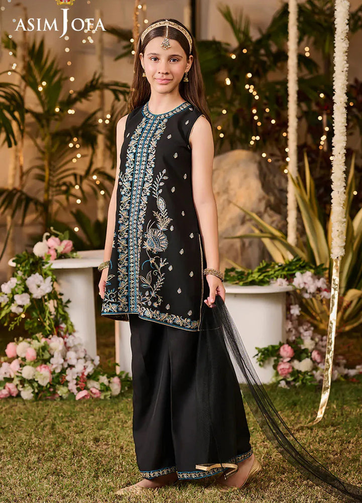 Asim Jofa Pret Embroidered Chiffon 3 Piece Suit AJLK-05