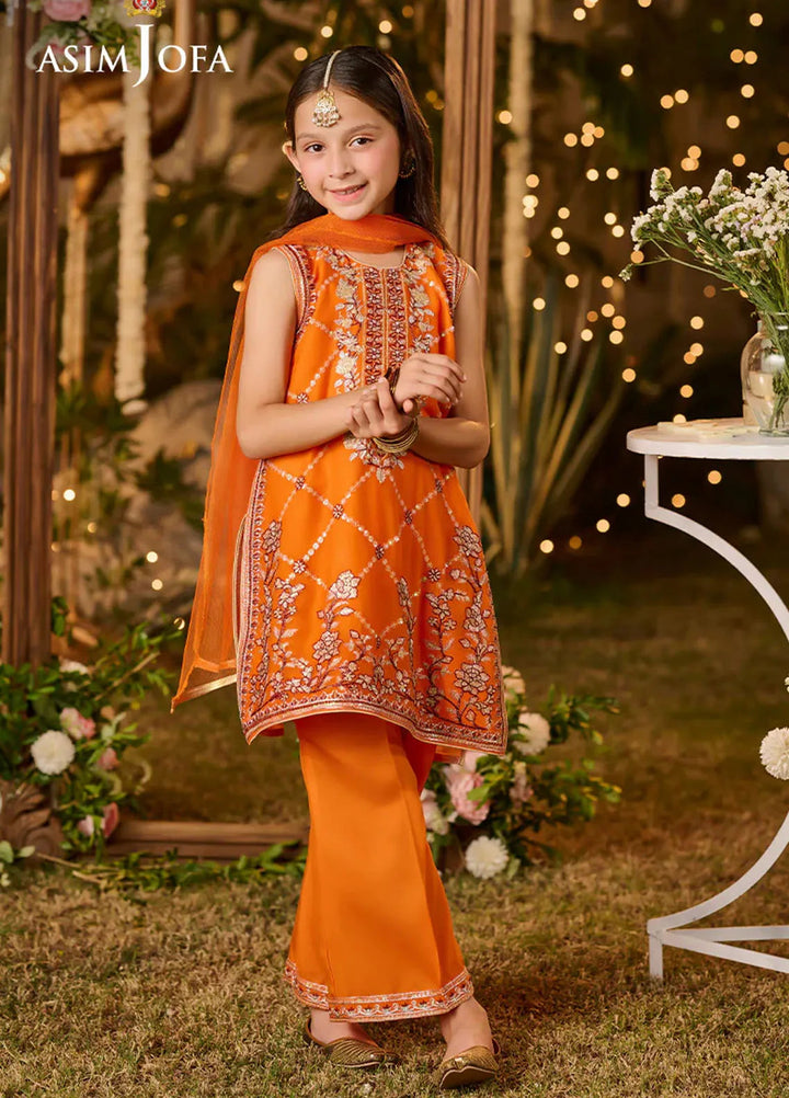 Asim Jofa Pret Embroidered Chiffon 3 Piece Suit AJLK-06