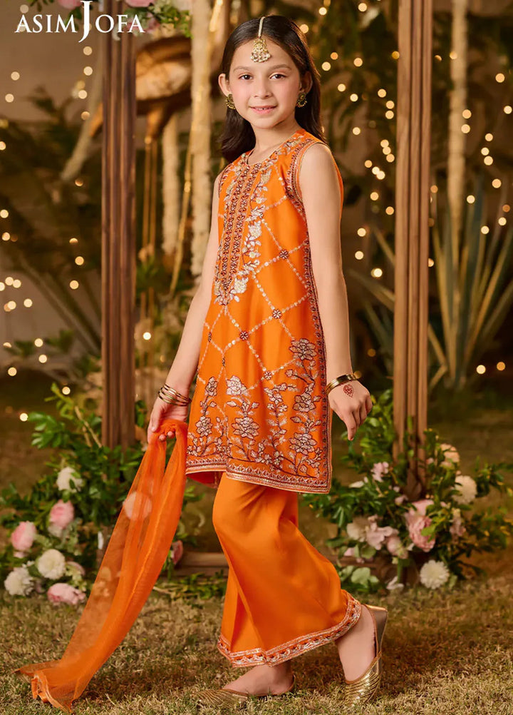 Asim Jofa Pret Embroidered Chiffon 3 Piece Suit AJLK-06