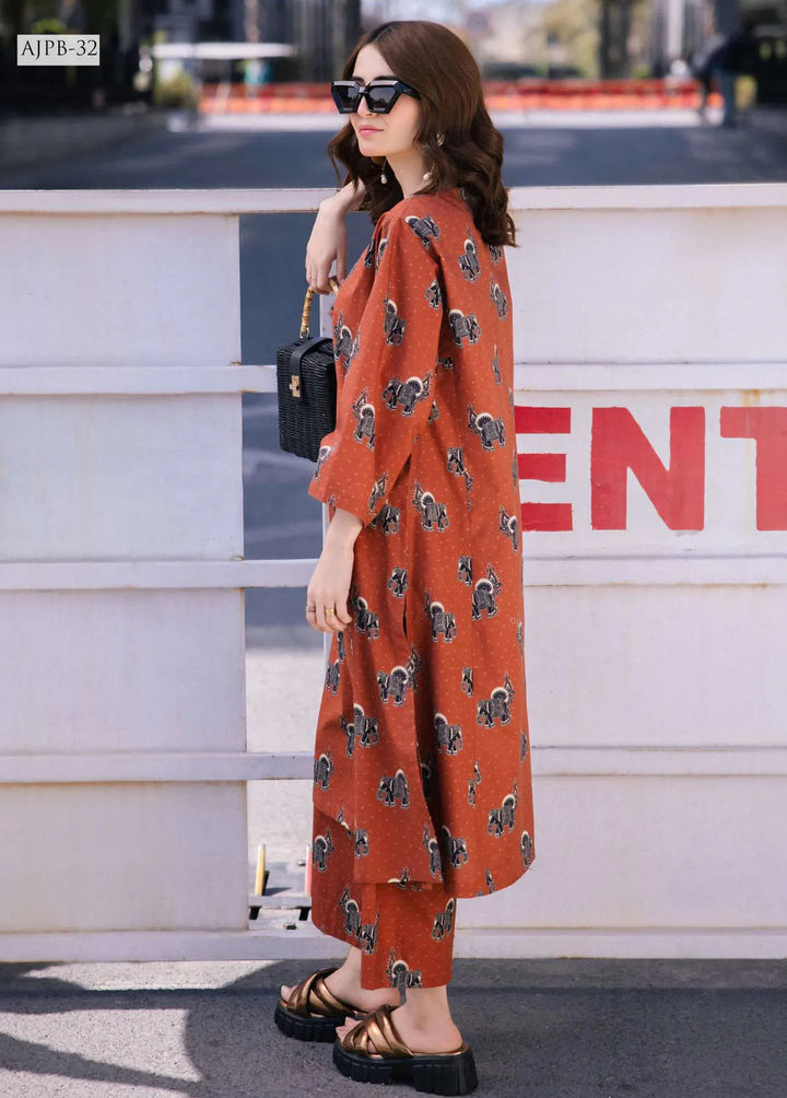 Asim Jofa Pret Printed Dobby 2 Piece Suit AJ24-E2 AJPB-32