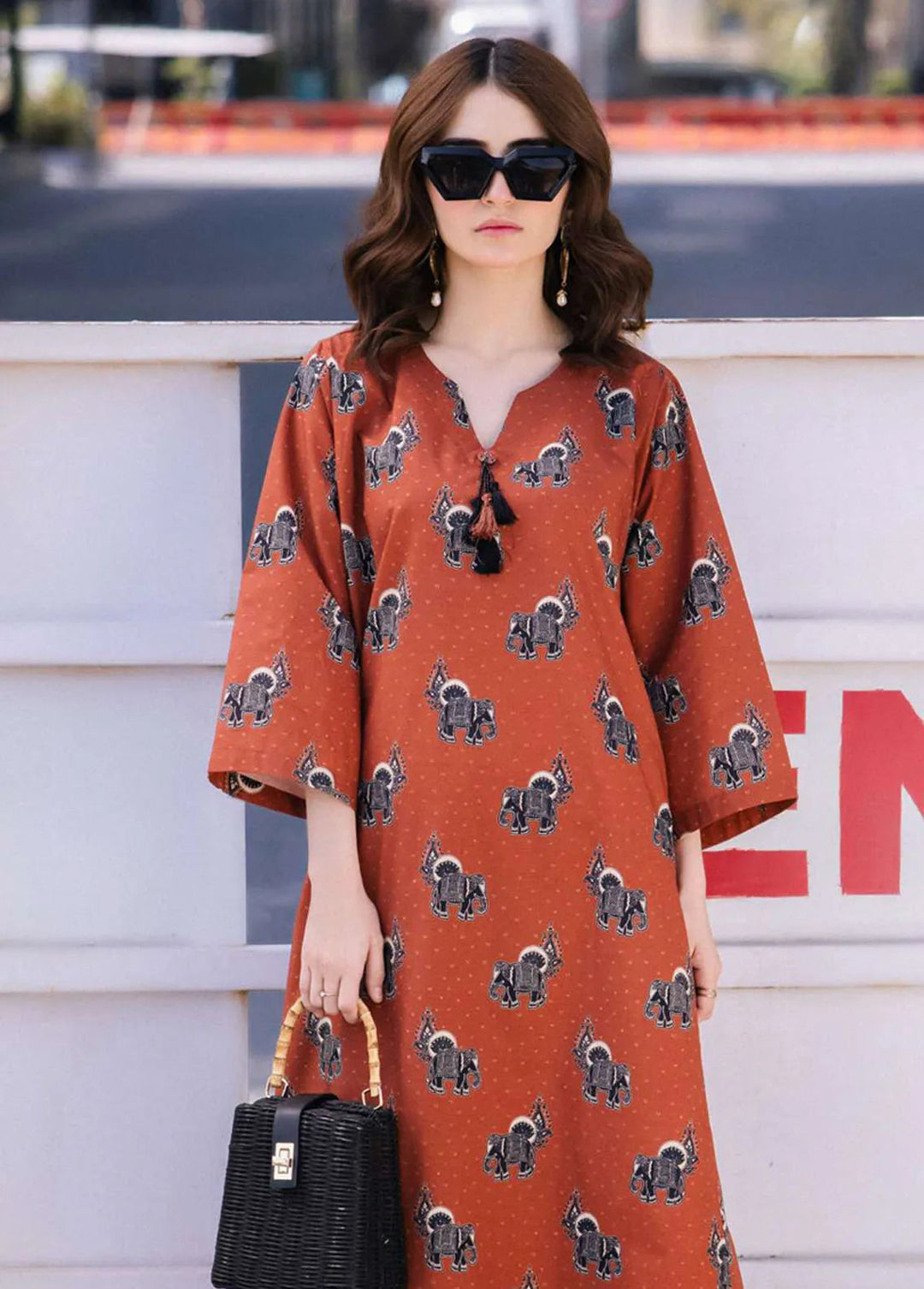 Asim Jofa Pret Printed Dobby 2 Piece Suit AJ24-E2 AJPB-32