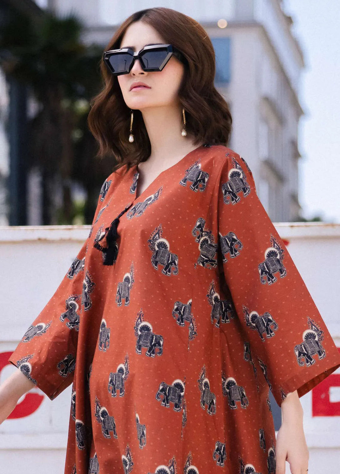 Asim Jofa Pret Printed Dobby 2 Piece Suit AJ24-E2 AJPB-32