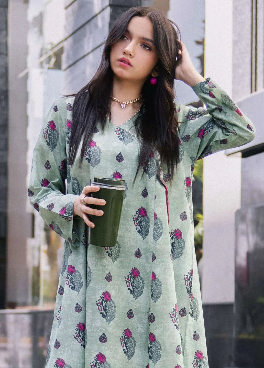 Asim Jofa Pret Embroidered Dobby 2 Piece Suit AJ24-E2 AJPB-35