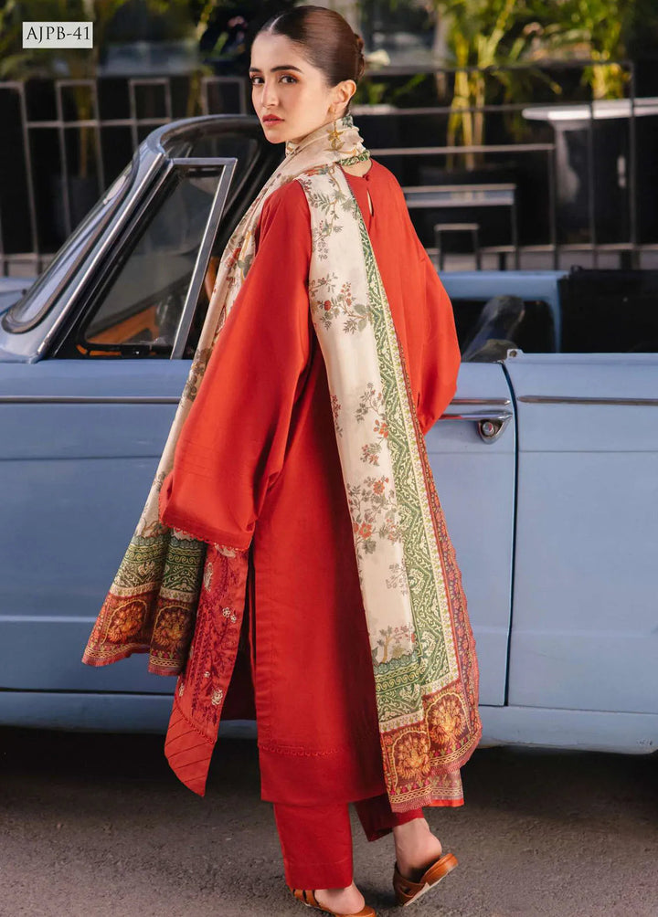 Asim Jofa Pret Embroidered Lawn 3 Piece Suit AJ24-E2 AJPB-41