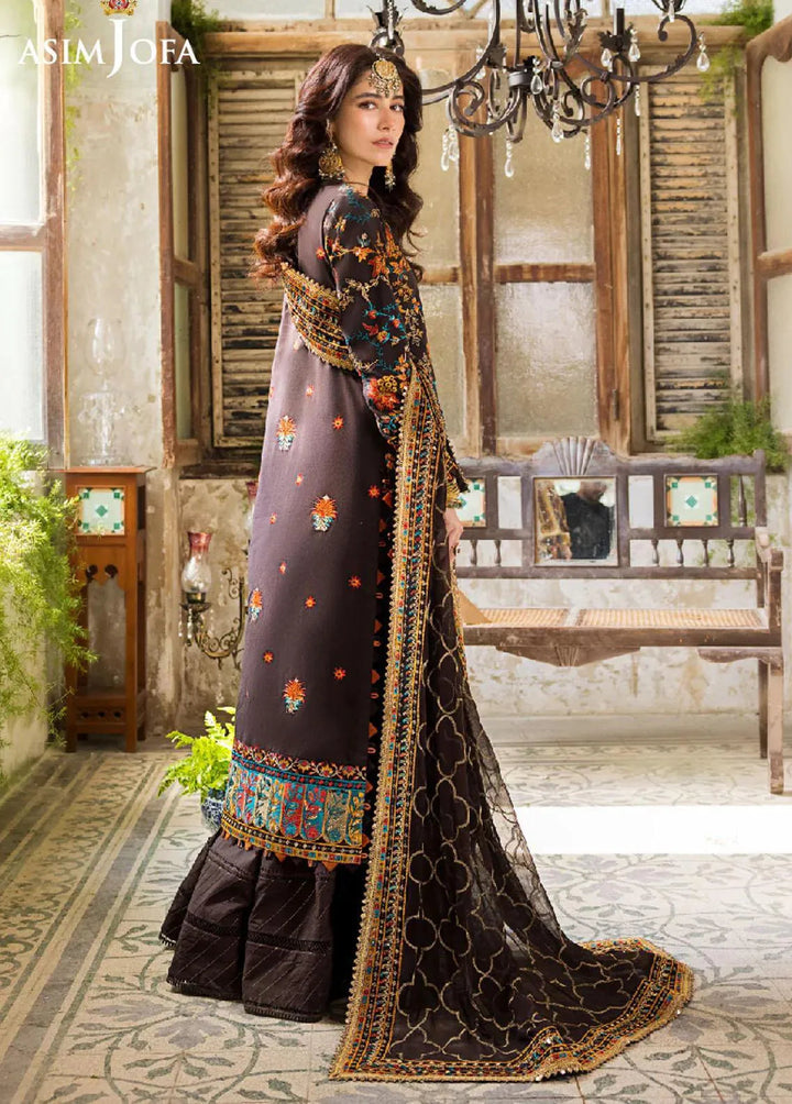 Asim Jofa Pret Embroidered Lawn 3 Piece Suit AJLR-01