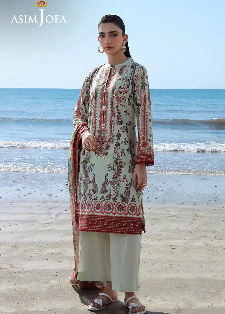 Asim Jofa Pret Printed Lawn 3 Piece Suit AJPB-167