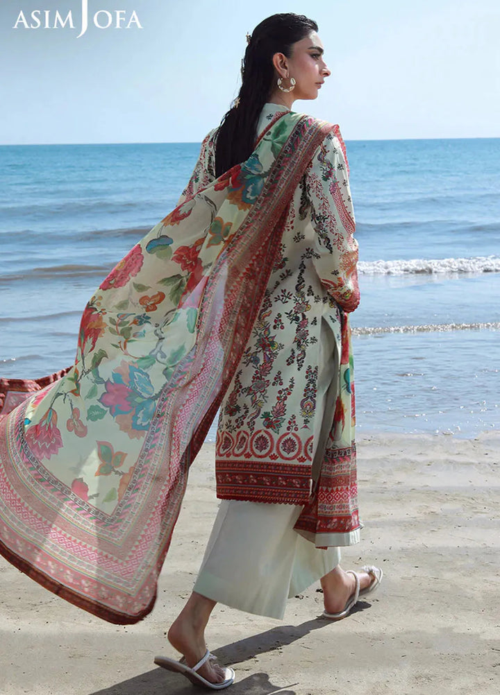 Asim Jofa Pret Printed Lawn 3 Piece Suit AJPB-167