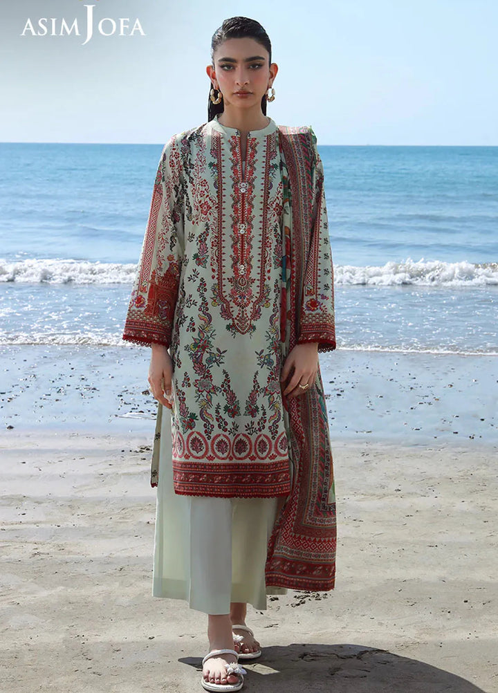 Asim Jofa Pret Printed Lawn 3 Piece Suit AJPB-167