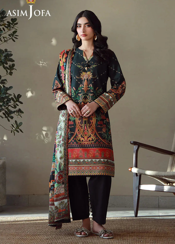Asim Jofa Pret Printed Lawn 3 Piece Suit AJPB-168