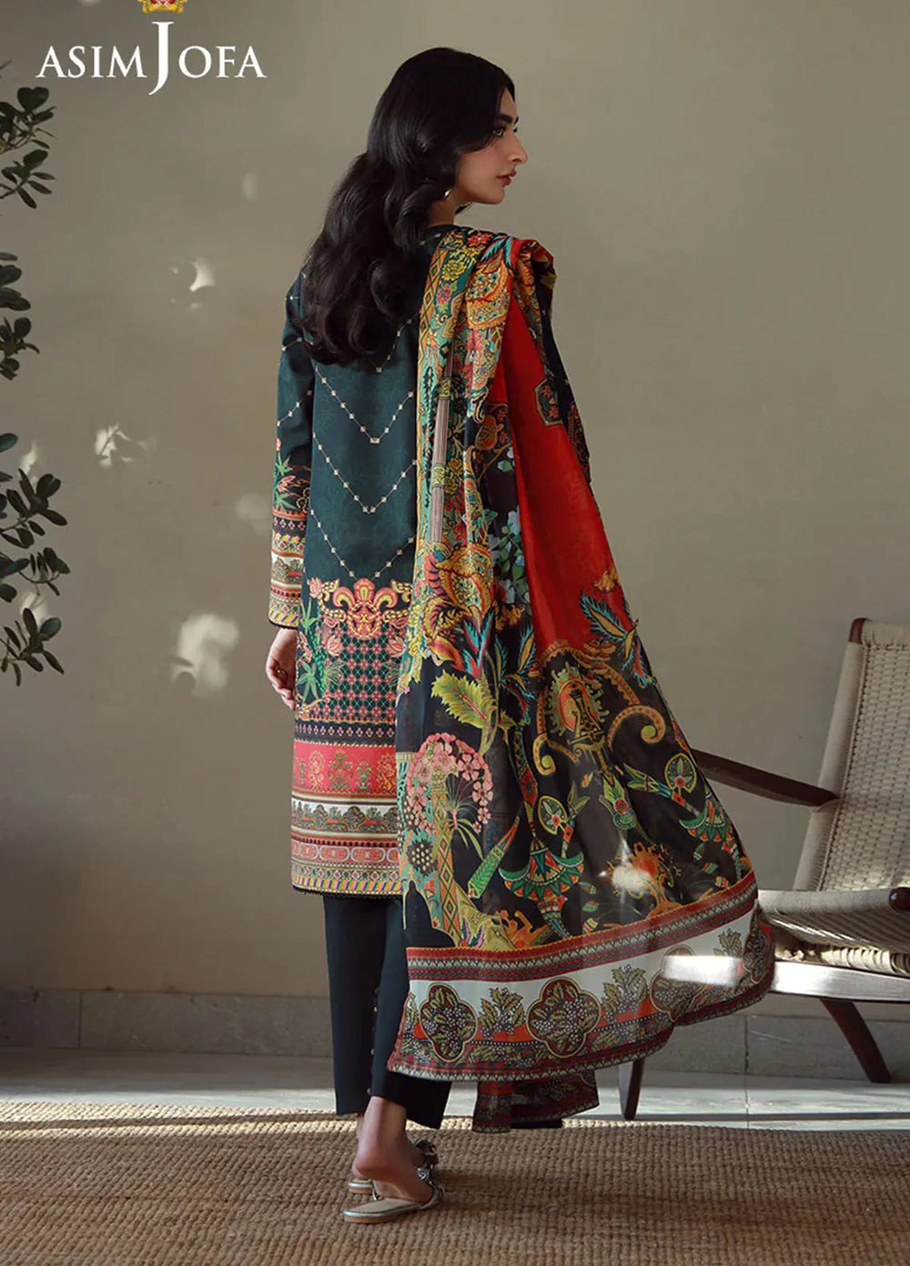 Asim Jofa Pret Printed Lawn 3 Piece Suit AJPB-168