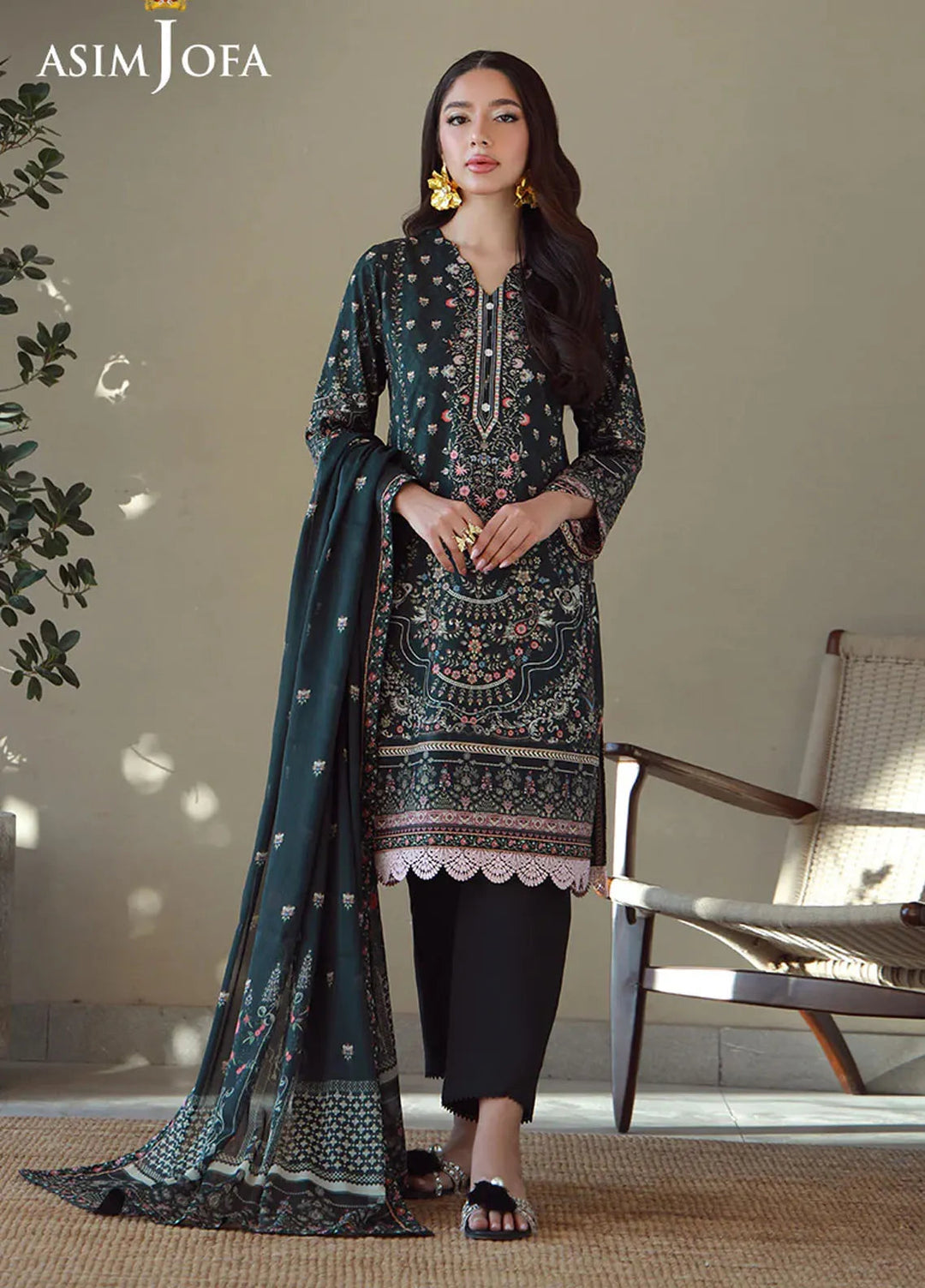 Asim Jofa Pret Printed Lawn 3 Piece Suit AJPB-169