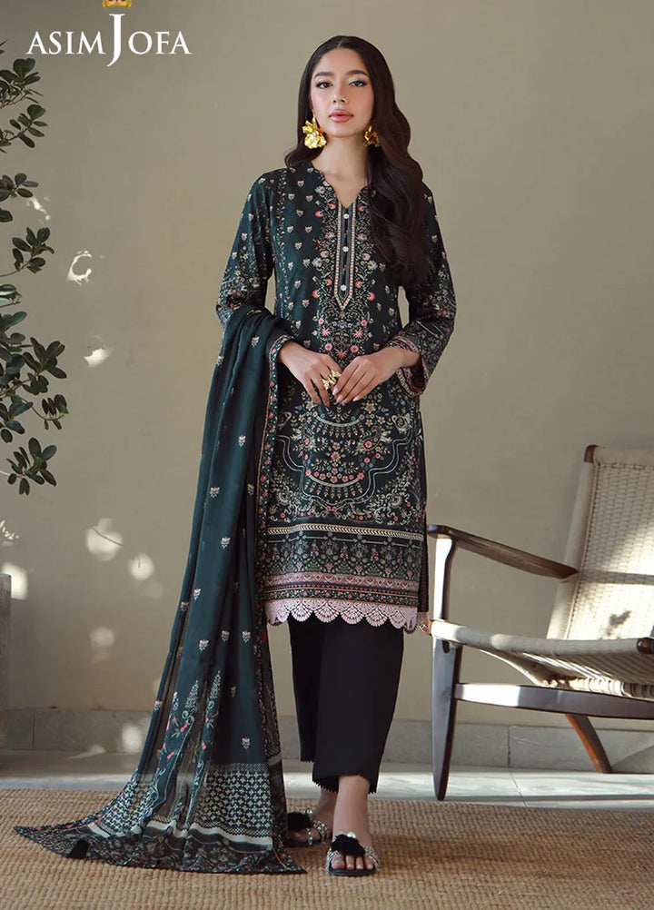 Asim Jofa Pret Printed Lawn 3 Piece Suit AJPB-169
