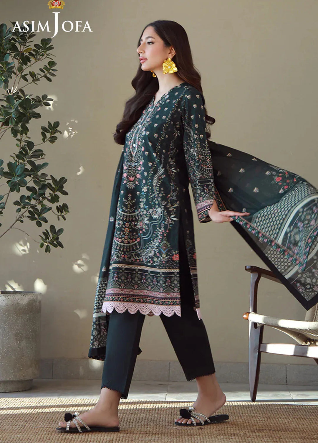 Asim Jofa Pret Printed Lawn 3 Piece Suit AJPB-169