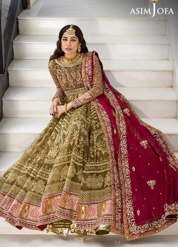 Asim Jofa Pret Embroidered Organza 3 Piece Suit AJJH-03