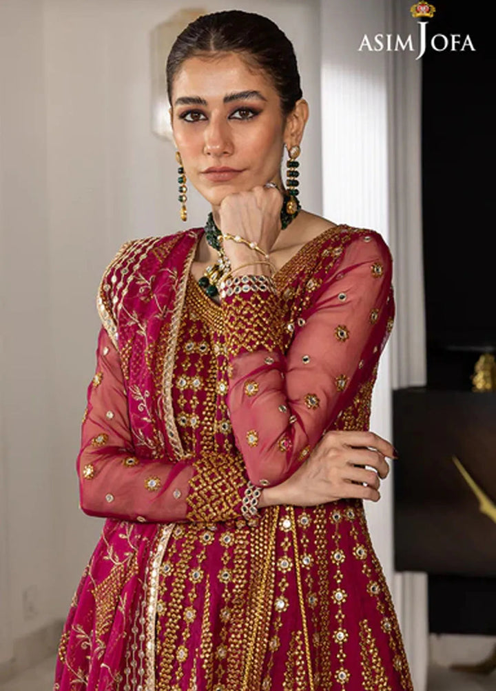 Asim Jofa Pret Embroidered Organza 3 Piece Suit AJJH-08