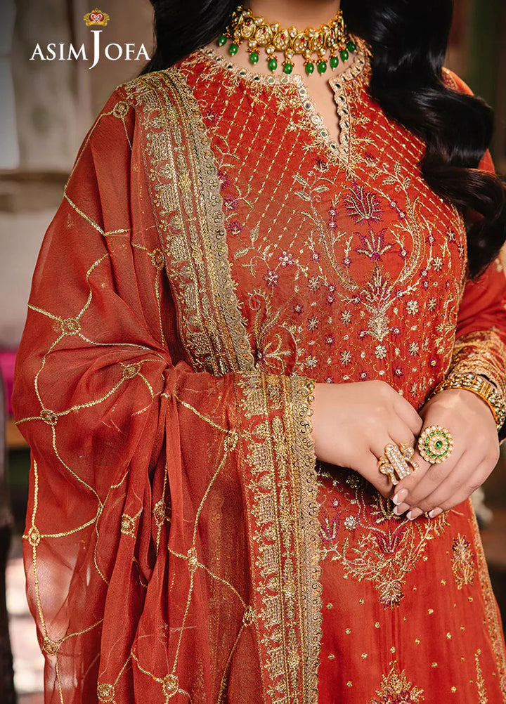 Afsanay Pret by Asim Jofa Embroidered Twisted Lawn 3 Piece Suit AJLP-04