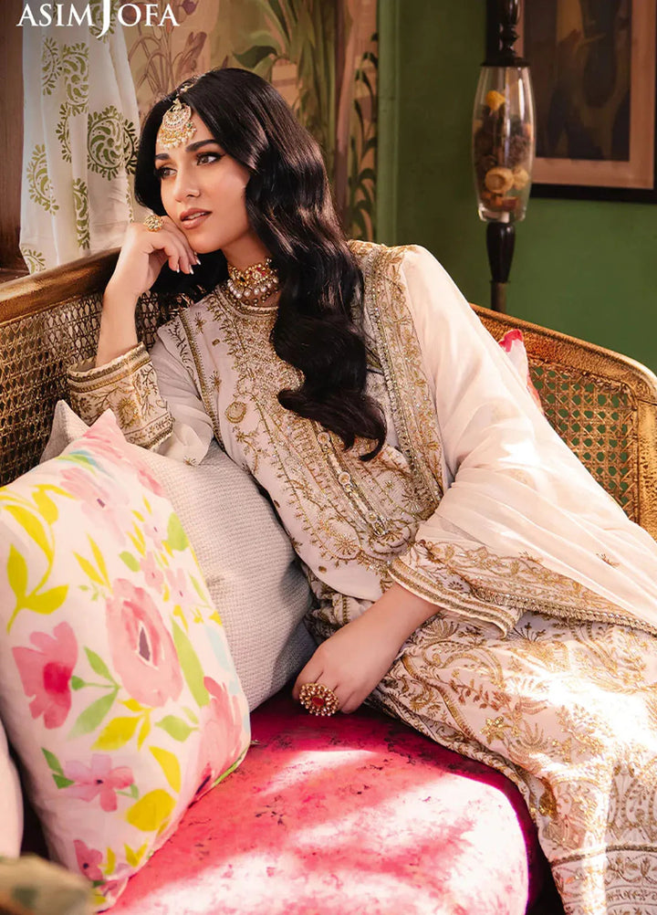 Afsanay Pret by Asim Jofa Embroidered Twisted Lawn 3 Piece Suit AJLP-05