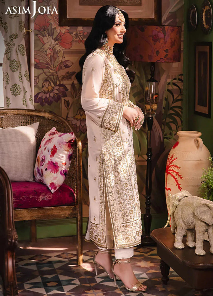 Afsanay Pret by Asim Jofa Embroidered Twisted Lawn 3 Piece Suit AJLP-05
