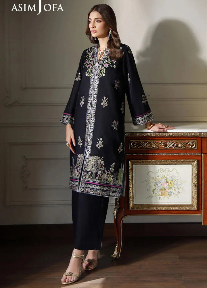 Asim Jofa Pret Embroidered Velvet 2 Piece Suit AJVG-11