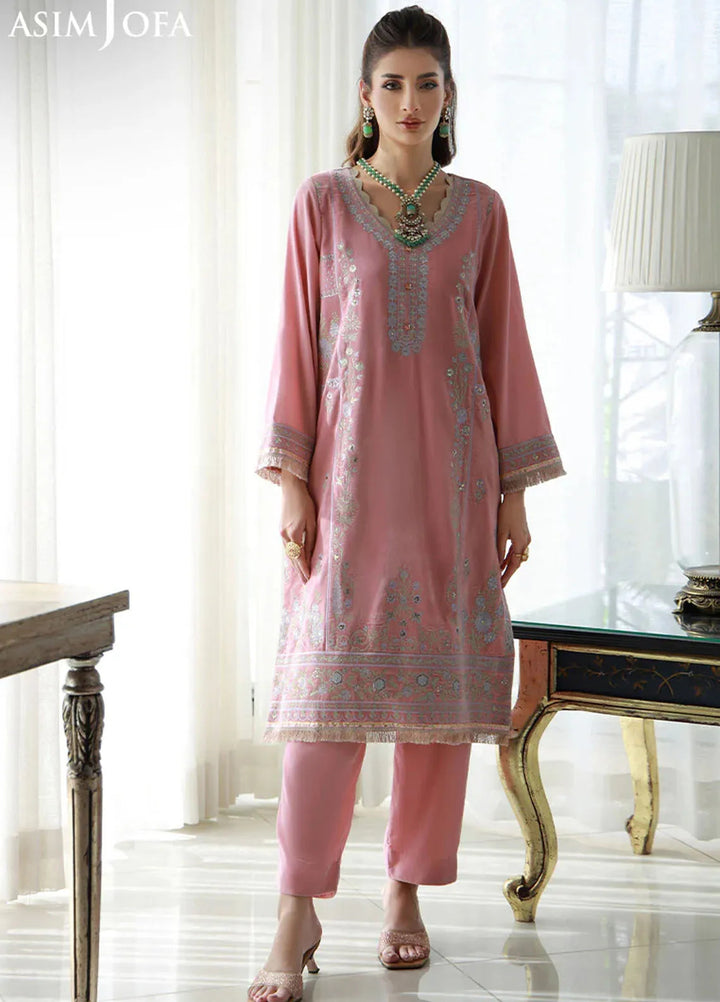 Asim Jofa Pret Embroidered Velvet 2 Piece Suit AJVG-12