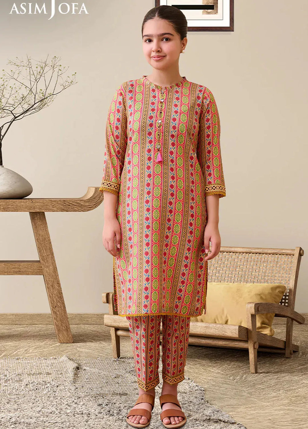 Asim Jofa Pret Printed Lawn 2 Piece Suit AJGLP-03