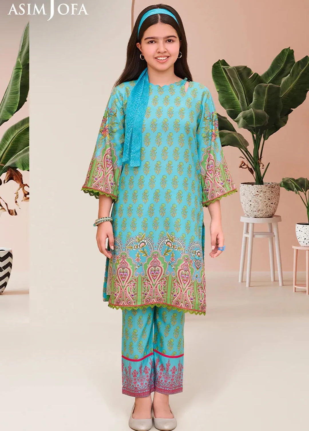 Asim Jofa Pret Printed Lawn 2 Piece Suit AJGLP-04