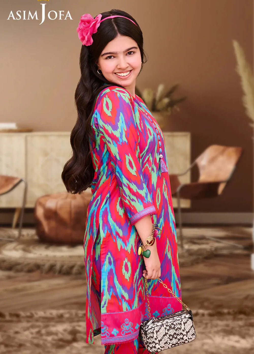 Asim Jofa Pret Printed Lawn 2 Piece Suit AJGLP-07