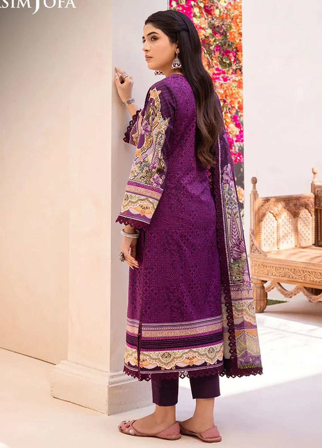 Asim Jofa Pret Printed Lawn Suit 3 Piece AJ24P AJUB-10