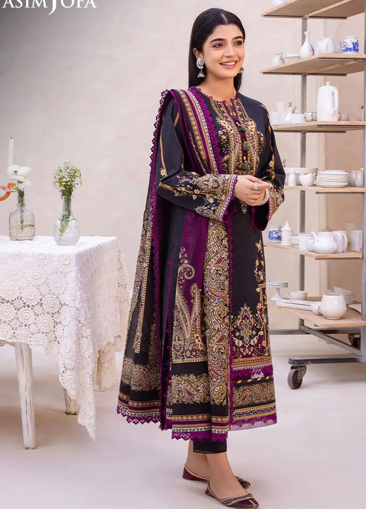 Asim Jofa Pret Printed Lawn Suit 3 Piece AJ24P AJUB-17