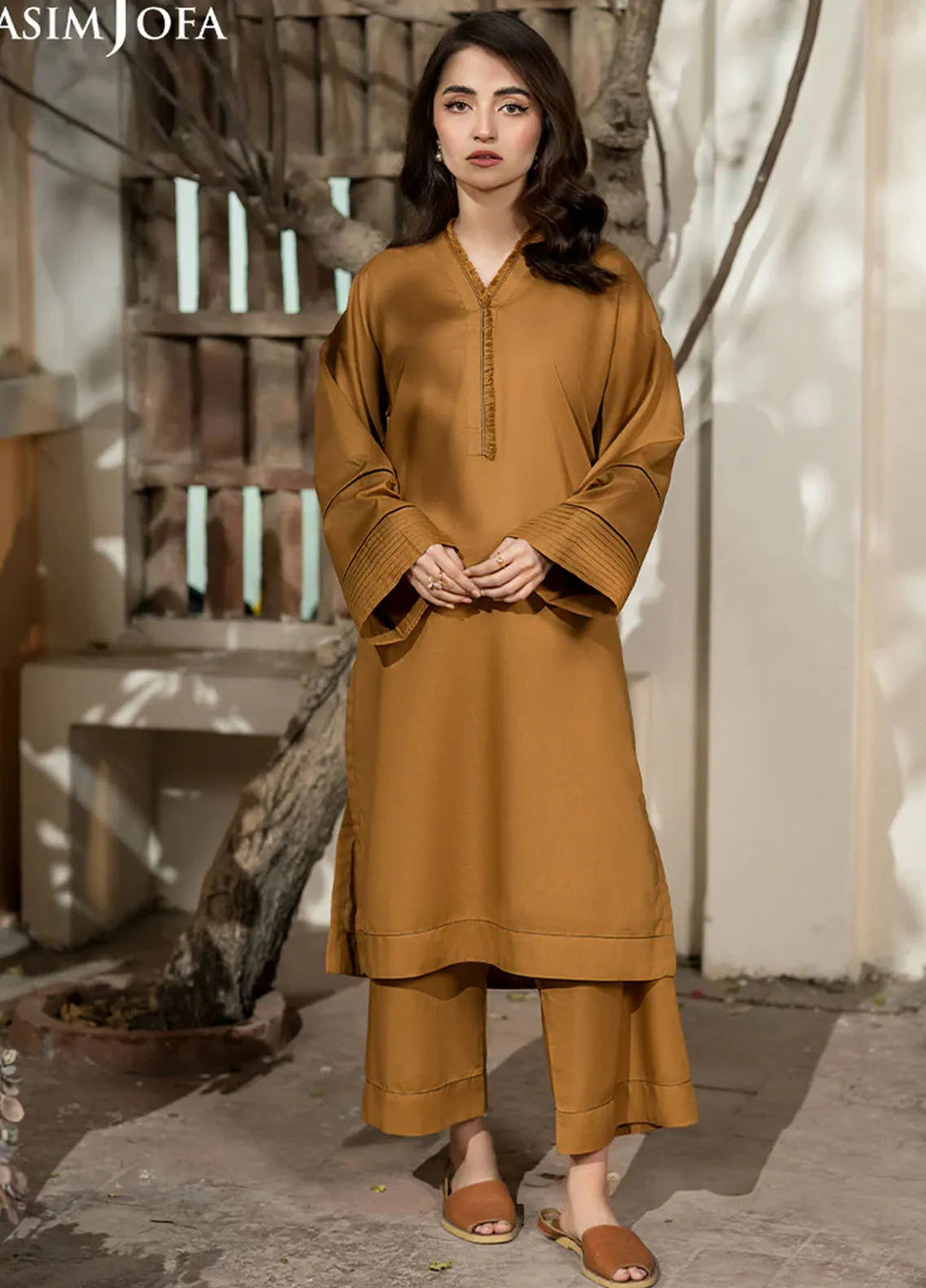 Asim Jofa Pret Solid Cambric 2 Piece Suit AJPB-112