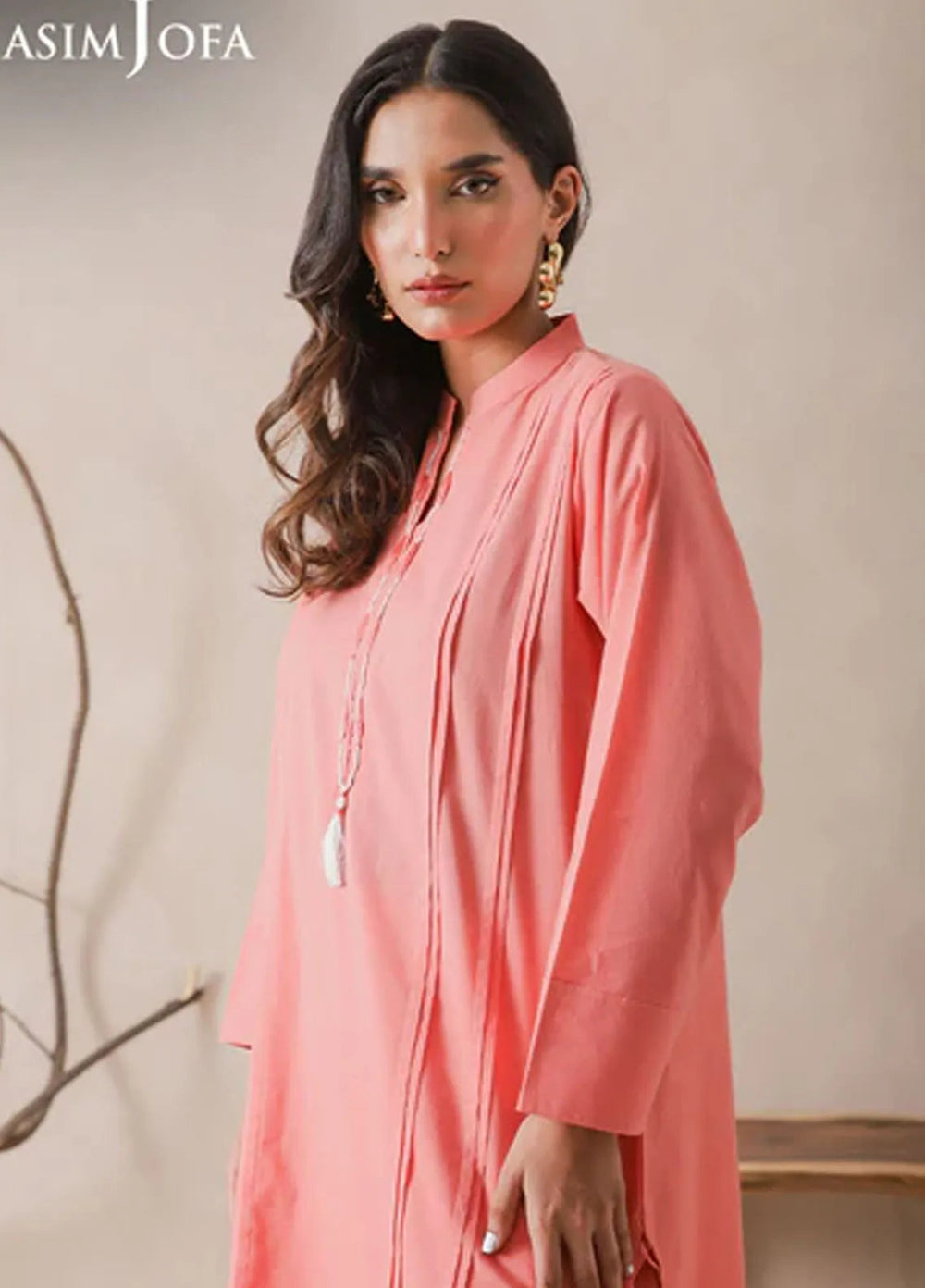 Asim Jofa Pret Solid Cambric 2 Piece Suit AJPB-76