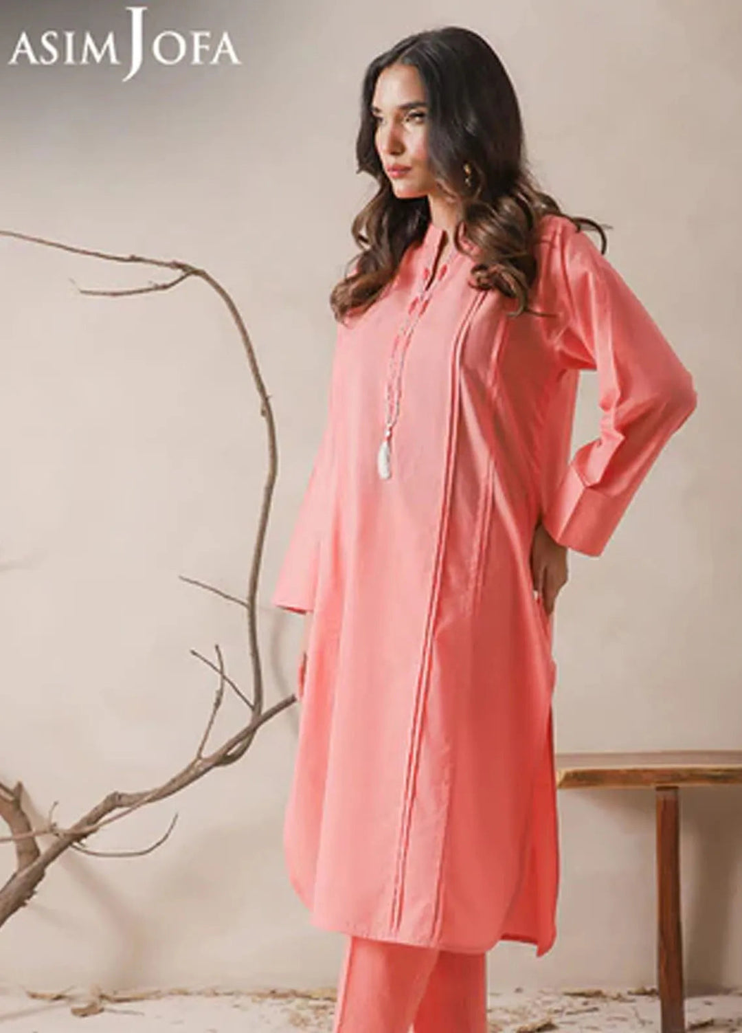 Asim Jofa Pret Solid Cambric 2 Piece Suit AJPB-76
