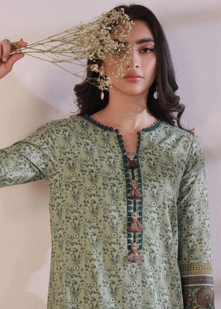 Asim Jofa Printed Cambric Kurti Unstitched AJ23BP AJBP-27 - Summer Collection