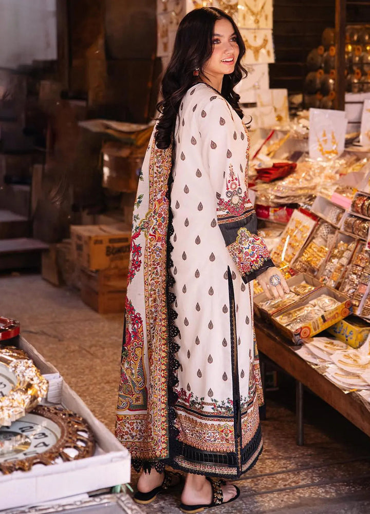 Asim Jofa Printed Lawn Suit Unstitched 3 Piece AJ24P3 AJBB-01 - Summer Collection