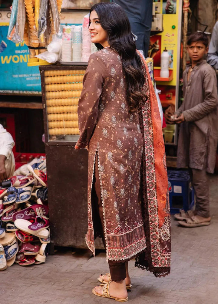 Asim Jofa Printed Lawn Suit Unstitched 3 Piece AJ24P3 AJBB-09 - Summer Collection